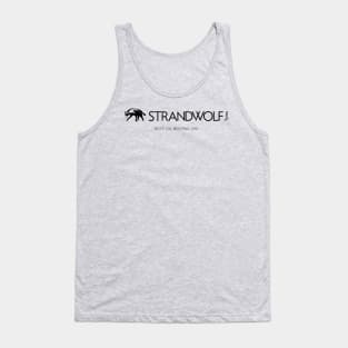 StrandWolf logo - Black Version. Tank Top